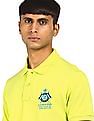 U.S. Polo Assn. Green Short Sleeve Solid Polo Shirt
