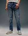 Flying Machine Slash Slim Tapered Fit Washed Jeans