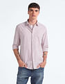 Flying Machine Vertical Stripe Seersucker Shirt