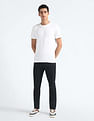 Flying Machine Slash Slim Tapered Fit Solid Chinos