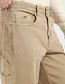 Tommy Hilfiger Loose-Fit Solid Mid Rise Trouser