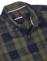 Flying Machine Button-Down Collar Plaid Check Shirt