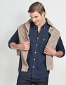 U.S. Polo Assn. Denim Co. Solid Linen Cotton Shirt