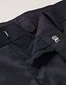 Arrow Straight Fit Mid Rise Trousers