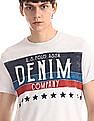 U.S. Polo Assn. Denim Co. Grey Crew Neck Distressed Print T-Shirt