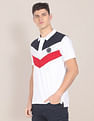 U.S. Polo Assn. Cotton Colour Block Polo Shirt