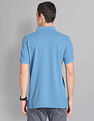 AD by Arvind Embroidered Logo Cotton Polo Shirt