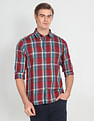 U.S. Polo Assn. Denim Co. Tartan Check Twill Slim Shirt
