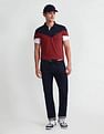 Arrow Sport Short Sleeve Colorblock Polo Shirt