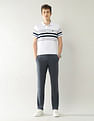 Arrow Newyork Mid Rise Knitted Autoflex Trousers