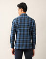 Arrow Sport Plaid Checked Pure Cotton Shirt