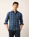 Arrow Sport Plaid Checked Pure Cotton Shirt