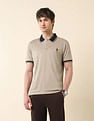 U.S. Polo Assn. Solid Slim Fit Varsity Polo Shirt