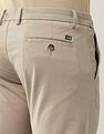 Arrow Sport Twill Slim Fit Solid Chinos