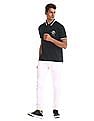 U.S. Polo Assn. Blue Cotton Pique Polo Shirt
