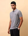 U.S. Polo Assn. Textured Pure Cotton Polo Shirt