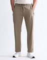 USPA Active Mid Rise Solid Active Track Pants