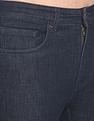 Flying Machine Mid Rise Slash Slim Tapered Jeans