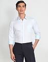Arrow Self Design Manhattan Slim Fit Shirt
