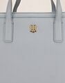 Tommy Hilfiger Solid Blue Cotton Handbags