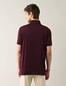 Arrow Textured Pure Cotton Night Is Young Polo Shirt
