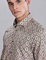 Tommy Hilfiger Printed Slim Fit Plain Woven Shirt
