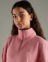Tommy Hilfiger Regular Fit Cotton Half-Zip Sweatshirt