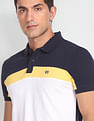 Arrow Sports Colour Block Cotton Polo Shirt