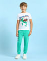 U.S. Polo Assn. Kids Boys Graphic Printed Regular Fit T-Shirt
