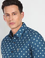 U.S. Polo Assn. Denim Co. Cotton Printed Casual Shirt