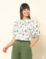 U.S. Polo Assn. Women Floral Printed Regular fit Shirt