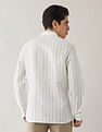 Arrow Vertical Striped Liberty Classic Fit Shirt
