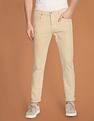 Flying Machine Slash Slim Tapered Clean Look Coloured Jeans