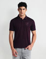 Arrow Newyork Stripe Collar Cotton Polo Shirt