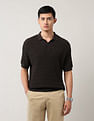 Arrow Relaxed Fit Textured Polo Shirt