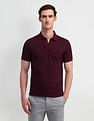 Arrow Textured Cotton Polo Shirt