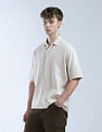 Flying Machine Textured Cotton Color Of Home Shirt