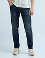 Flying Machine Slash Slim Tapered Washed Jeans