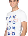 Flying Machine Cotton Graphic Print T-Shirt