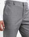 Tommy Hilfiger Regular-Fit Self-Design Mid-Rise Trouser