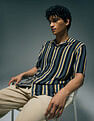 Flying Machine Vertical Striped Original Cuban Shirt