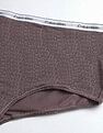 Calvin Klein Underwear Mid Rise Brand Print Boyshort Panties
