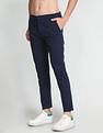Flying Machine Slim Tapered Solid Trousers