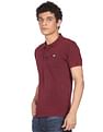 Flying Machine Cotton Solid Polo Shirt