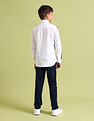U.S. Polo Assn. Kids Boys Brand Tape Solid Shirt