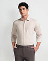 Arrow Self Design Manhattan Slim Fit Shirt