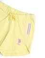 U.S. Polo Assn. Kids Girls Solid Regular Fit Shorts