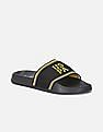 U.S. Polo Assn. Men Open Toe Tipped Lightweight Breyton Slides