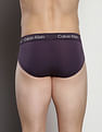 Calvin Klein Underwear Recycled Cotton Solid Briefs - Pack Of 3