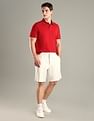 Tommy Hilfiger Solid Regular-Fit Cotton Polo T-Shirt